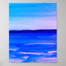 Suche nach blaue wellen poster Aquarell