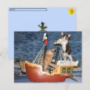 Suche nach niedlicher pirat postkarten Katze