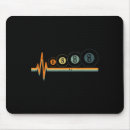 Suche nach herzschlag mousepads Schwarz