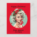 Suche nach retro girl postkarten Weihnachten