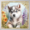 Suche nach sibirischer husky poster Hund