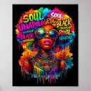 Suche nach afrikanische königin poster Schwarz