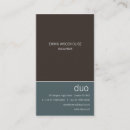 Suche nach duo visitenkarten Modern