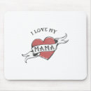 Suche nach liebe i meine mama mousepads Tätowierung