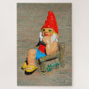Suche nach roter hut puzzle Gnome
