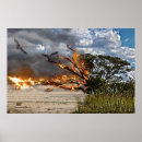 Suche nach zerstörung poster Feuer