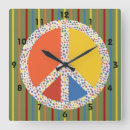 Suche nach peace wanduhren Hippy