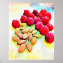Suche nach himbeeren poster Essen