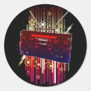 Suche nach boombox aufkleber Vintag