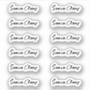 Suche nach weihnachtsmann aufkleber Für kinder