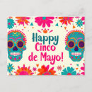 Suche nach mexikanischer zuckerschädel postkarten Cinco de mayo