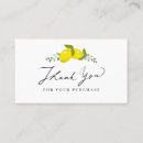 Suche nach zitrusfrucht visitenkarten Zitrone