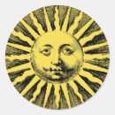 Suche nach sonne mit gesicht aufkleber Vintage