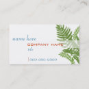 Suche nach grüner farn visitenkarten Blätter