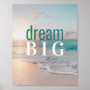 Suche nach dream big poster Typografie