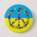Suche nach friedenszeichen buttons Ukrainische flagge