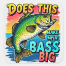 Suche nach bass aufkleber Fischfang