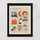 Suche nach vintage papierpuppe postkarten Mädchen