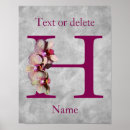 Suche nach buchstabe h poster Elegant