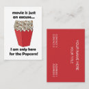 Suche nach popcorn visitenkarten Lustig