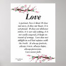 Suche nach liebe ist geduldig poster Jede person