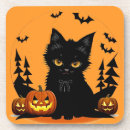 Suche nach halloween katze untersetzer Herbst