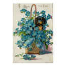Suche nach niedlicher hund poster Blume