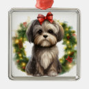 Suche nach shih tzu ornamente Weihnachten