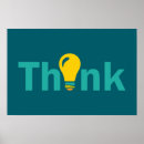 Suche nach innovation poster Brainstorming