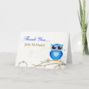 Suche nach blaue eulen karten Danke