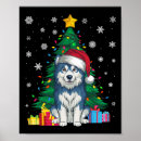 Suche nach alaskan malamute poster Frohe weihnachten