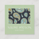 Suche nach paisley muster visitenkarten Modern