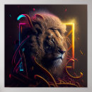 Suche nach bunter löwe poster Modern