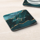 Suche nach aquamarin untersetzer Mit monogramm