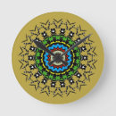 Suche nach blume mandala wanduhren Geometrisch