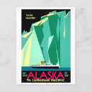 Suche nach alaska tourismus postkarten Vintag
