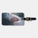 Suche nach weißer hai gepäckanhänger Fisch