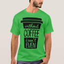 Suche nach schwarzer kaffee tshirts Café