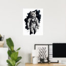 Suche nach schwarz weiße katze poster Schwarz und weiß
