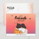 Suche nach beste freunde für immer postkarten Bunt