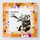 Suche nach panda wanduhren Blume