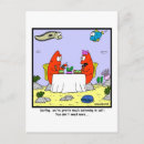 Suche nach fisch essen postkarten Cartoon