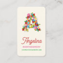 Suche nach monogramm buchstabe a visitenkarten Für alle