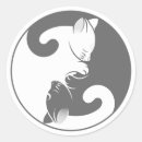 Suche nach yin yang katzen aufkleber Niedlich