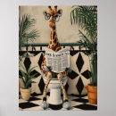 Suche nach lustige giraffe poster Süß