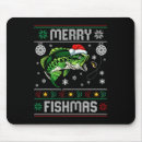 Suche nach fischen spaß mousepads Weihnachten