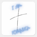 Suche nach gott vertrauen aufkleber Kreuzung