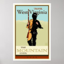 Suche nach virginia staat poster Vintag