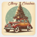 Suche nach oldtimer aufkleber Frohe weihnachten