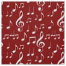 Suche nach musiknoten stoffe Rot